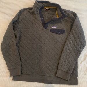 Patagonia men’s cotton quilt pull over